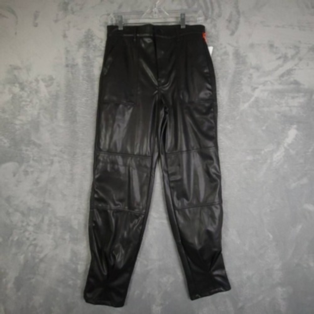 Open Edit Pants Womens Like Moto Black High‎ Rise M New